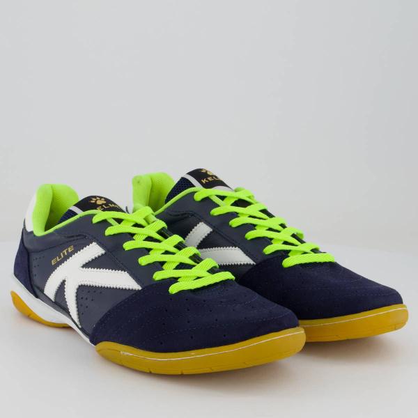 Imagem de Chuteira Kelme Elite Futsal Marinho e Verde