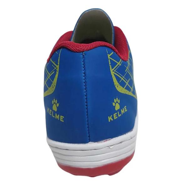 Imagem de Chuteira Kelme Sin Kubo Tf Society Jr - Azul e Vermelho