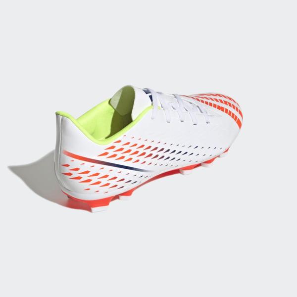 Imagem de Chuteira Masculina Campo Predator Edge.4 Fxg Adidas Branco E Laranja