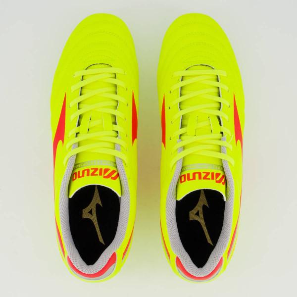 Chuteira Mizuno Morelia Club MD Campo Amarela Chuteira Magazine Promobitoficial