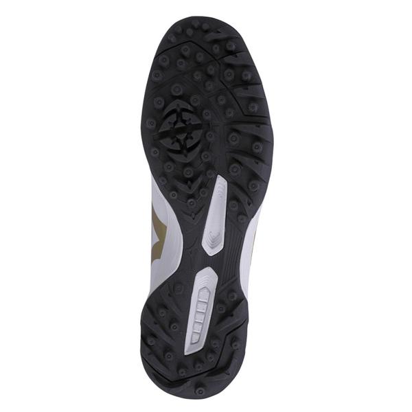 Imagem de Chuteira Mizuno Society Morelia Classic AS Branco e Dourado - Masculino