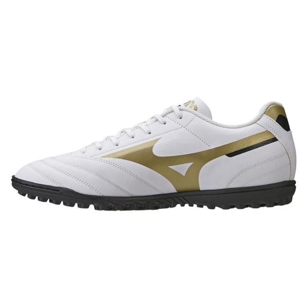 Chuteira Mizuno Society Morelia Club AS Branco e Dourado - Masculino Imagem de Chuteira Mizuno Society Morelia Club AS Branco e Dourado - Masculino