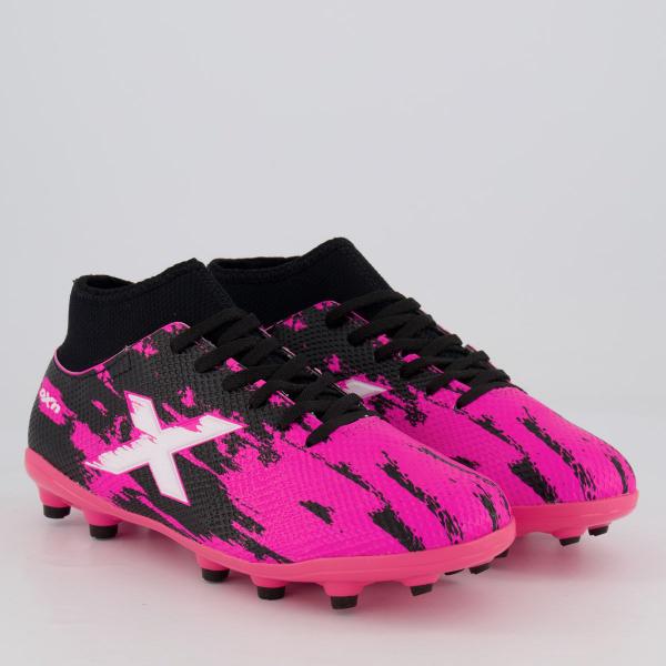 Imagem de Chuteira Oxn Fusion Grip 3 Neo Campo Rosa