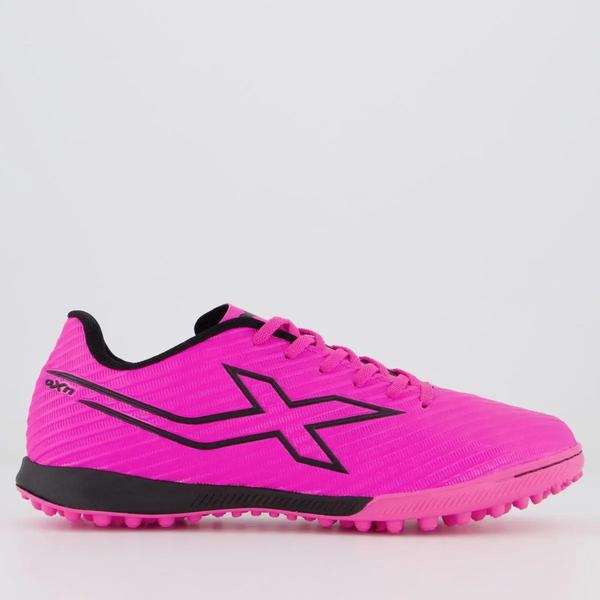 Imagem de Chuteira oxn fusion grip 4 society pro pvc adulto - pink/preto