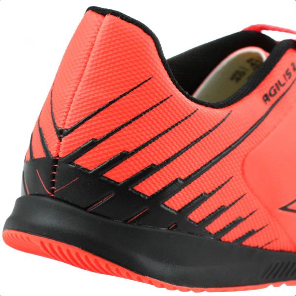 Imagem de Chuteira OXN Futsal Agilis 2 PRO Coral e Preto - Masculina