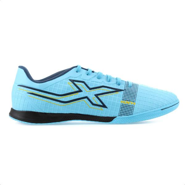 Imagem de Chuteira OXN Futsal Velox 4 PRO Azul e Amarelo - Masculina