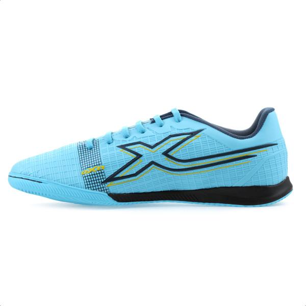 Imagem de Chuteira OXN Futsal Velox 4 PRO Azul e Amarelo - Masculina