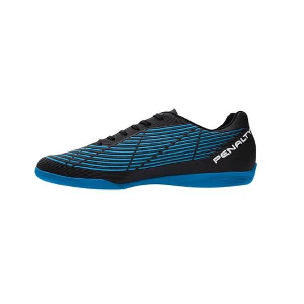 Chuteira Penalty de Futsal Lider Y-3 - Preto/Azul Imagem de Chuteira Penalty de Futsal Lider Y-3 - Preto/Azul