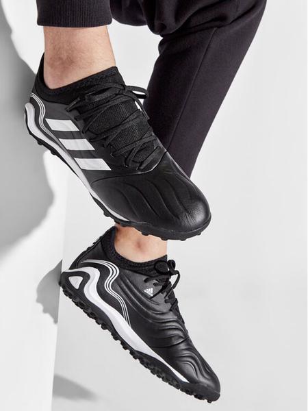 Imagem de Chuteira Society Adidas Copa Sense.3 TF Preta e Branca