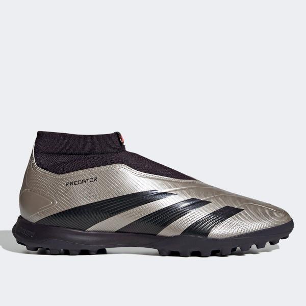 Chuteira Society Adidas Predator 24 League Sem Cadarço Unissex Imagem de Chuteira Society Adidas Predator 24 League Sem Cadarço Unissex