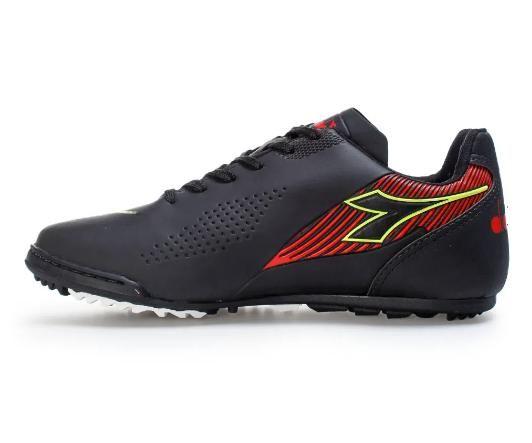 Imagem de Chuteira Society Diadora Mondiale - Preto/Vermelho-Tam 41