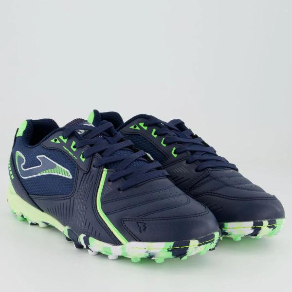 Imagem de Chuteira Society Joma Dribling Marinho+Verde