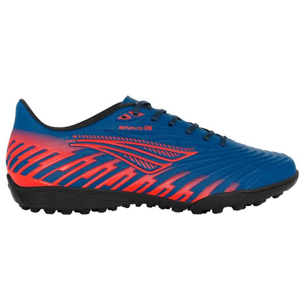 Imagem de Chuteira Society Penalty Bravo Y-3 Azul e Vermelho Infantil