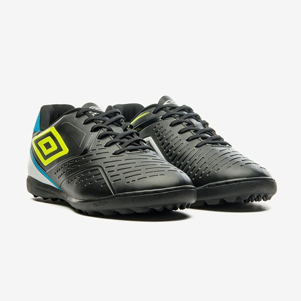 Imagem de Chuteira Society Umbro Score Cor: Preto E Azul - Tamanho: 43