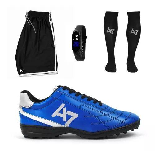 Chuteira Tênis Society 37 Ao 48 +meião Preto +short +relógio - GL Line Shoes Imagem de Chuteira Tênis Society 37 Ao 48 +meião Preto +short +relógio