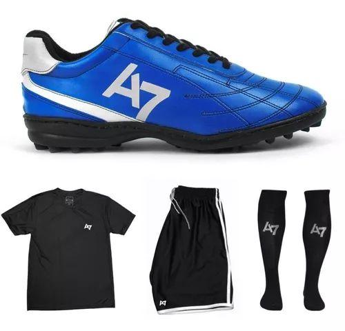 Chuteira Tênis Society +camiseta A7 +short +meião - GL Line Shoes Imagem de Chuteira Tênis Society +camiseta A7 +short +meião