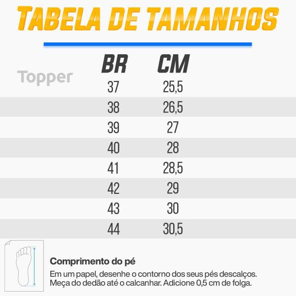 Imagem de Chuteira Topper Futsal Maestro Td IV Futebol de Salão Masculina