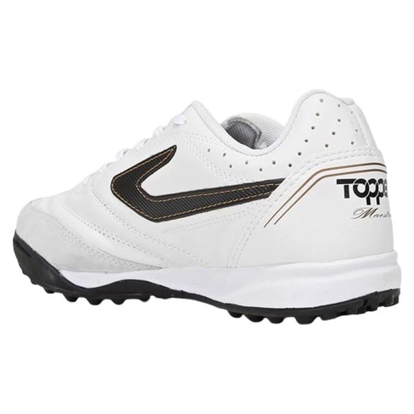 Imagem de Chuteira Topper Maestro Pro IV Society Masculino - Branco e Preto