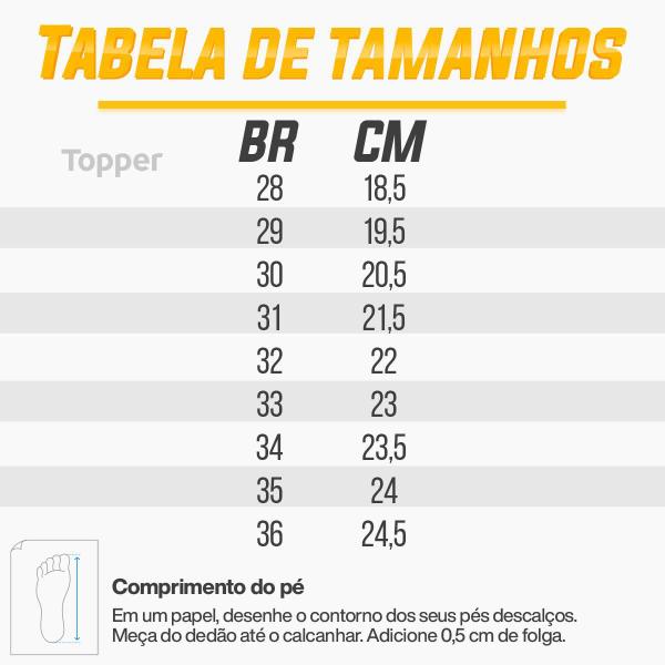 Imagem de Chuteira Topper Recreio VII Futsal Juvenil