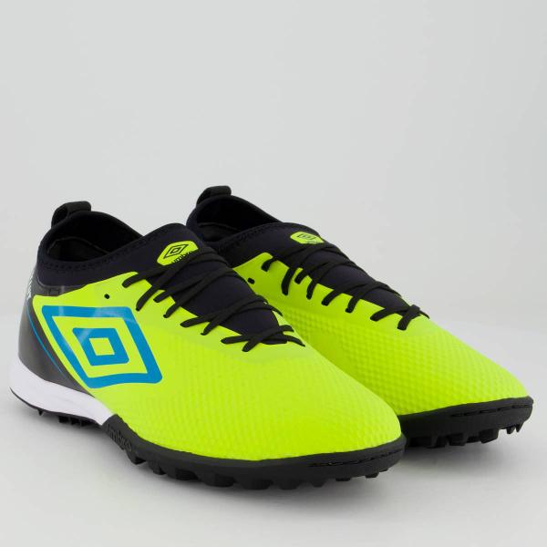 Imagem de Chuteira Umbro Adamant Top Speed Club Society Verde Fluorescente