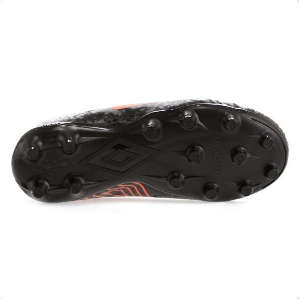 Imagem de Chuteira Umbro Campo Adamant Preto e Laranja - Infantil 