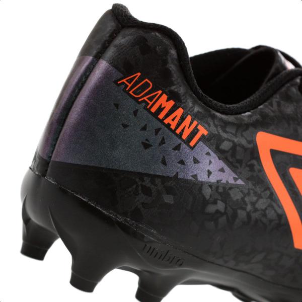 Imagem de Chuteira Umbro Campo Adamant Preto e Laranja - Infantil 