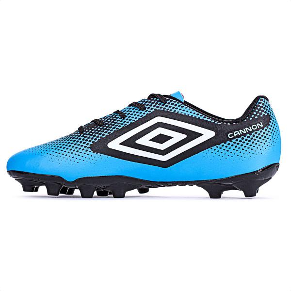 Imagem de Chuteira Umbro Campo Cannon Azul Preto e Branco  - Masculino