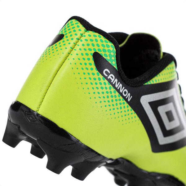 Imagem de Chuteira Umbro Campo Cannon Jr Verde e Preto - Infantil