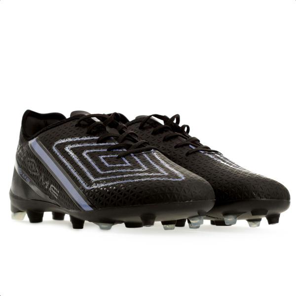 Imagem de Chuteira Umbro Campo Chrome Preto e Azul - Masculino