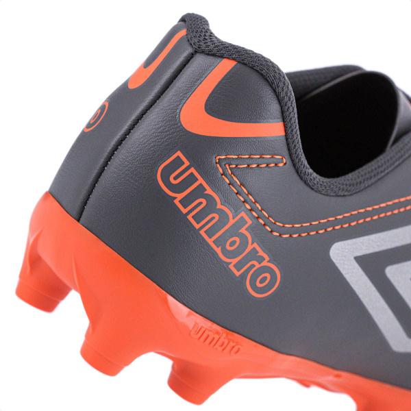 Imagem de Chuteira Umbro Campo Class Grafite Cinza e Laranja - Masculino