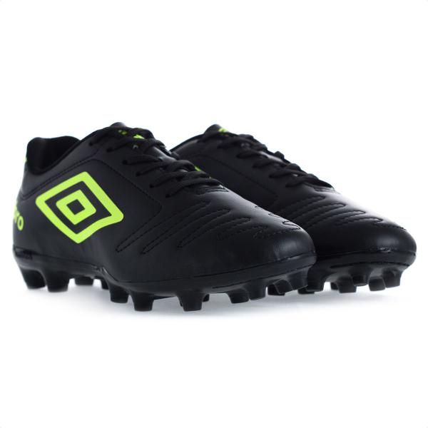 Imagem de Chuteira Umbro Campo Class Preto e Limão - Masculino