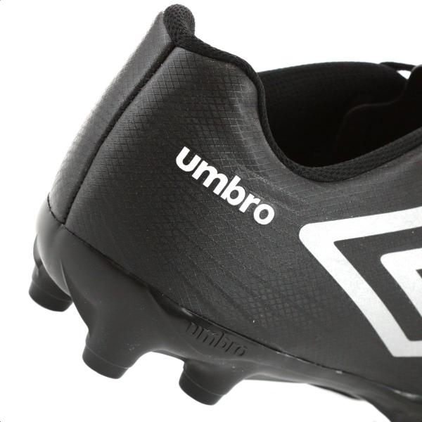 Imagem de Chuteira Umbro Campo Glaze Preto e Prata - Masculina