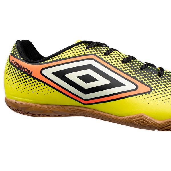 Imagem de Chuteira Umbro Cannon Futsal Limão/Preto