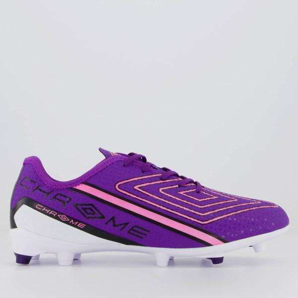 Imagem de Chuteira Umbro Chrome Campo Roxa