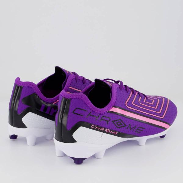 Imagem de Chuteira Umbro Chrome Campo Roxa