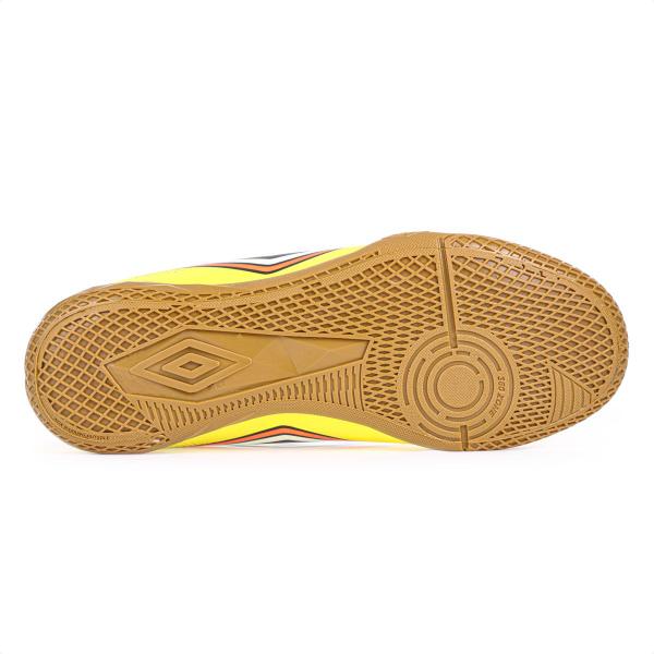 Imagem de Chuteira Umbro Futsal Cannon Amarelo Laranja e Preto - Masculina