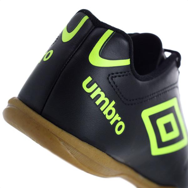 Imagem de Chuteira Umbro Futsal Class Preto e Limão - Masculino