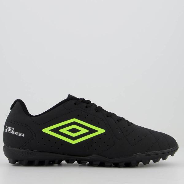 Imagem de Chuteira Umbro Neo Striker Society Preta e Verde