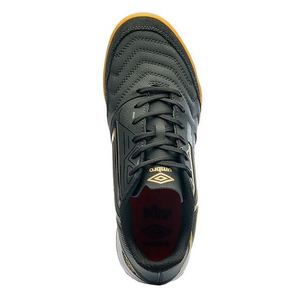 Imagem de Chuteira Umbro Pro 5 Bump Club Futsal Preto/Dourado