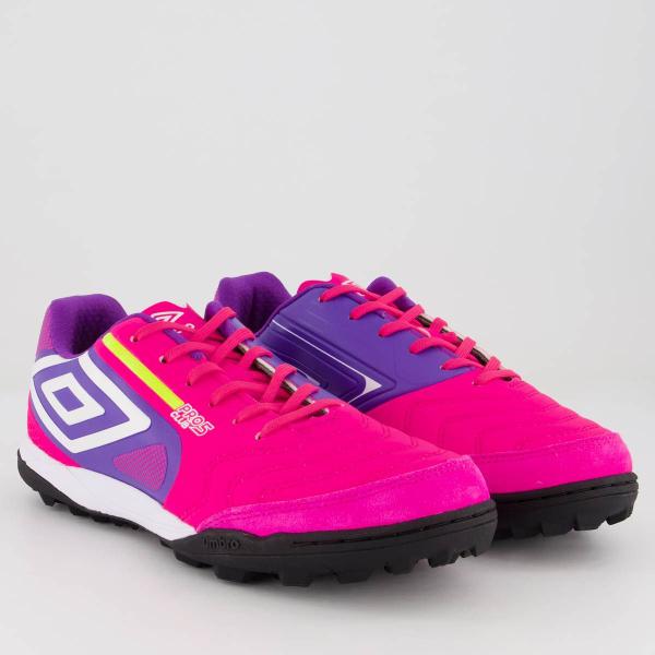 Imagem de Chuteira Umbro Pro 5 Bump Society Rosa