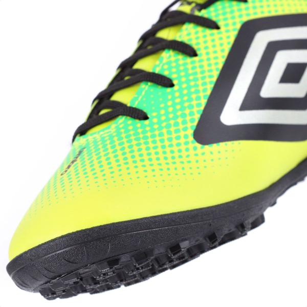 Imagem de Chuteira Umbro Society Cannon Verde Preto e Prata - Masculina