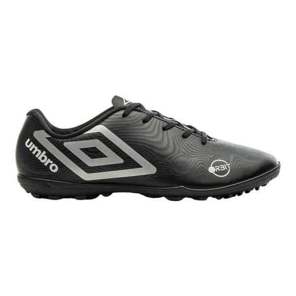 Imagem de Chuteira Umbro Society Orbit  Preto e Cinza - Masculino