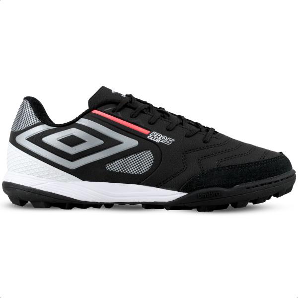 Imagem de Chuteira Umbro Society Pro 5 Bump Club Preta e Cinza - Masculina