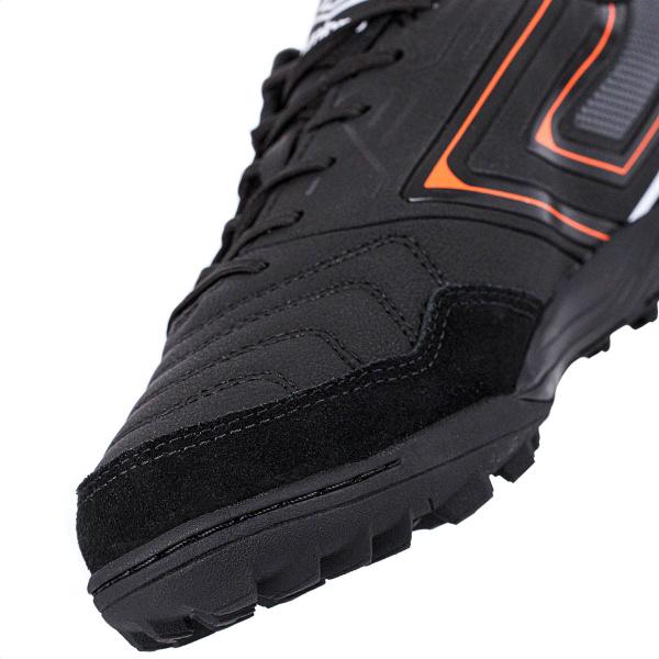 Imagem de Chuteira Umbro Society Pro 5 Bump Club Preto Laranja e Azul - Masculino