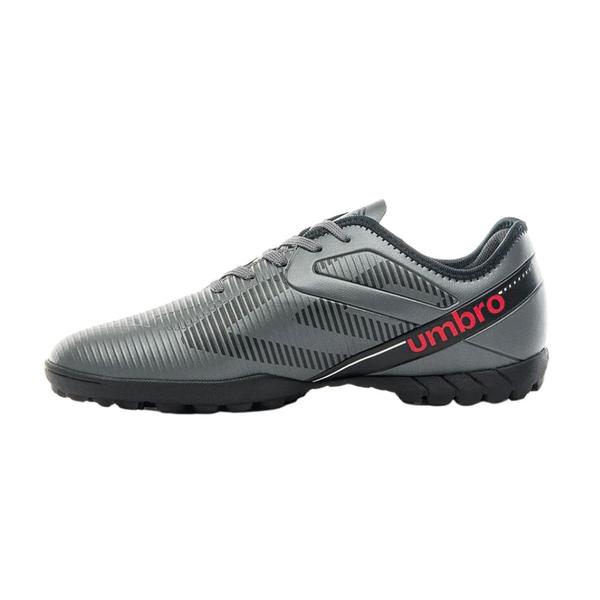 Imagem de Chuteira Umbro Society Stride Grafite e Preto - Masculino