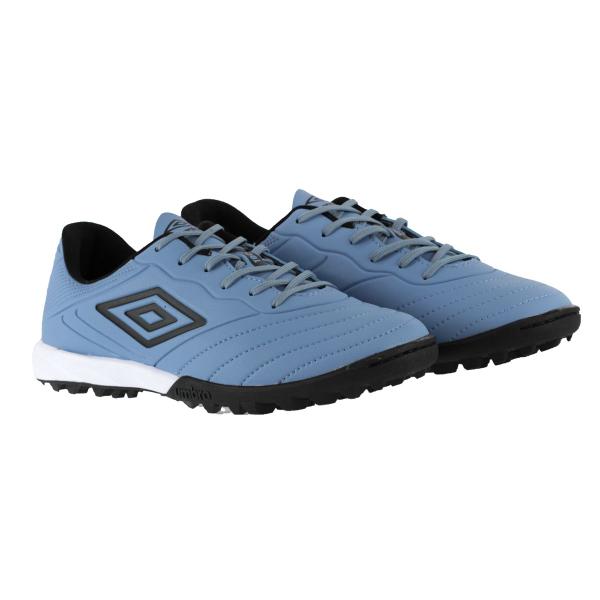 Imagem de Chuteira Umbro Society Tocco III Club Azul e Preta - Masculina