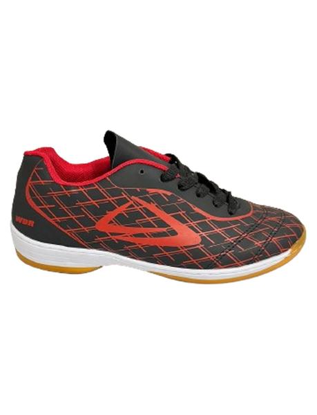 Imagem de Chuteira Wonder Fenix Futsal Masculino - Preto e Vermelho