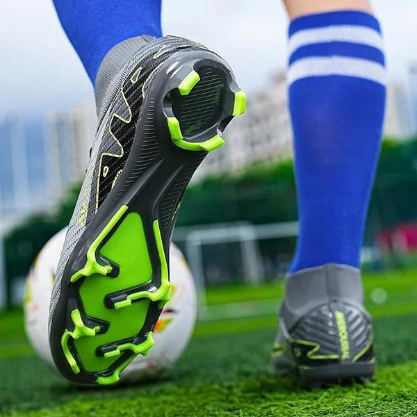 Imagem de Chuteiras De Futebol Profissional Masculinas Tênis De Treinamento Interno Botas De Jogo Rápido