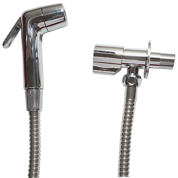Chuveirinho Luxo Metal e Plastico Cromado Fácil Instalar - Ducha Imagem de Chuveirinho Luxo Metal e Plastico Cromado Fácil Instalar