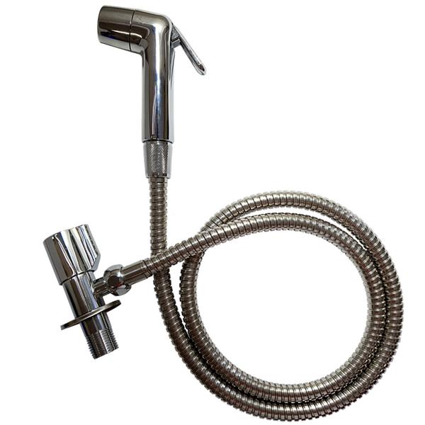 Chuveirinho Luxo Metal e Plastico Cromado Fácil Instalar - Ducha Imagem de Chuveirinho Luxo Metal e Plastico Cromado Fácil Instalar